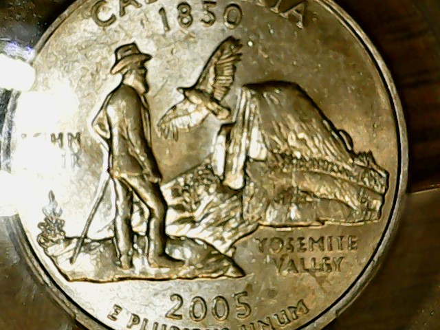 2005--P-California-Quarter-Die-Chip